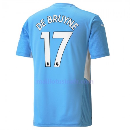Maillot de Foot Manchester City Kevin De Bruyne 17 Domicile 2021-22 Maillot de Foot Manchester City Kevin De Bruyne 17 Domicile 2021-22